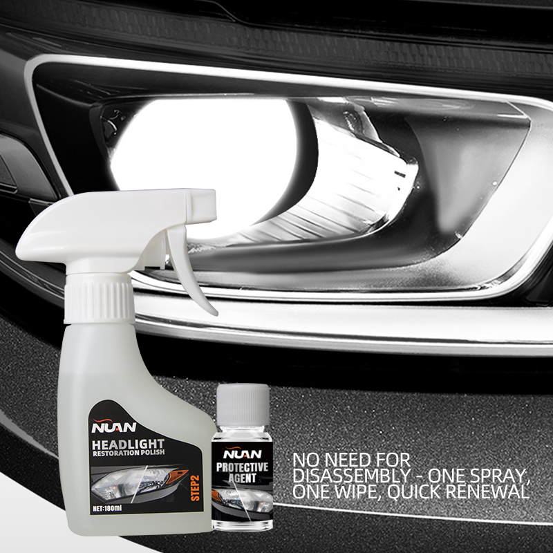 NUAN Headlight Restoration Kit - Complete 4-Step System-zz（30% OFF Sitewide!）