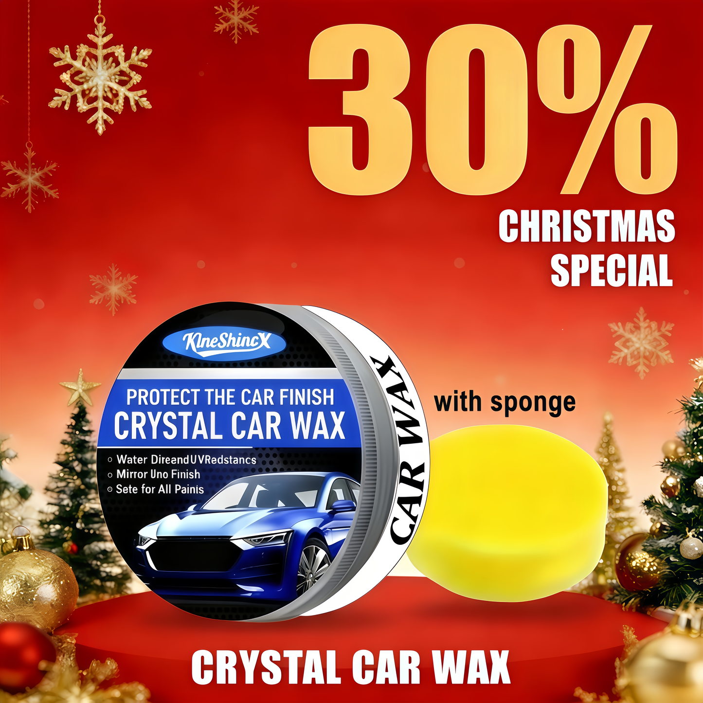 KineShineX Platinum Crystal Car Wax-zz