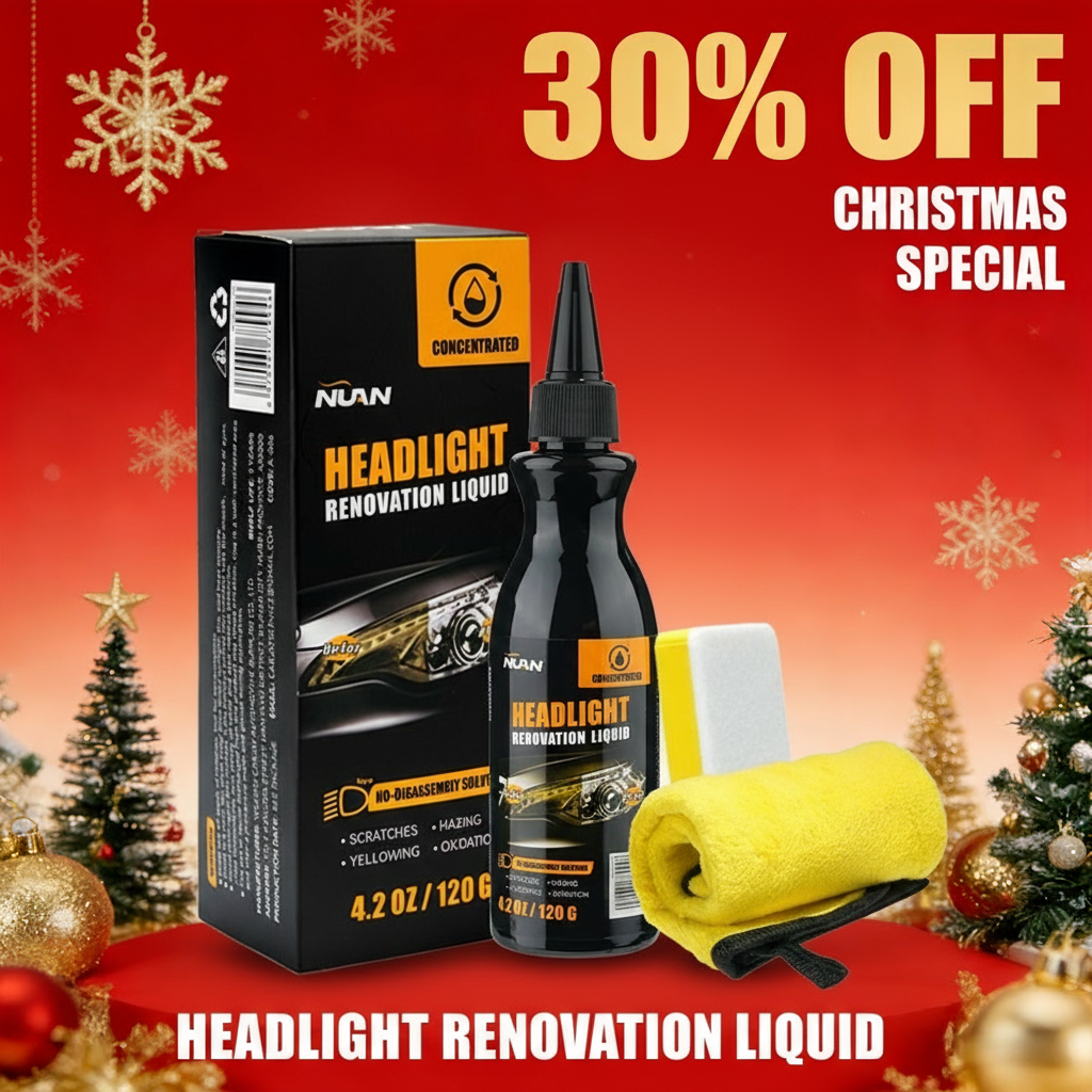 4K Christmas Headlight Renovation Liquid Kit Promotion - Enlarged