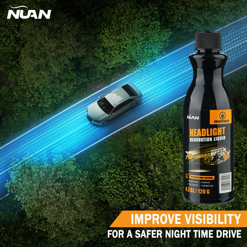 NUAN Headlight Restoration Liquid - Removes Fog & Oxidation-zz（30% OFF Sitewide!）