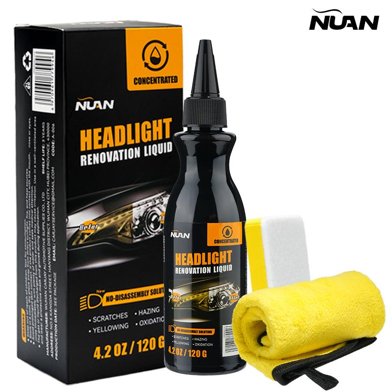 NUAN Headlight Restoration Liquid - Removes Fog & Oxidation-zz（30% OFF Sitewide!）