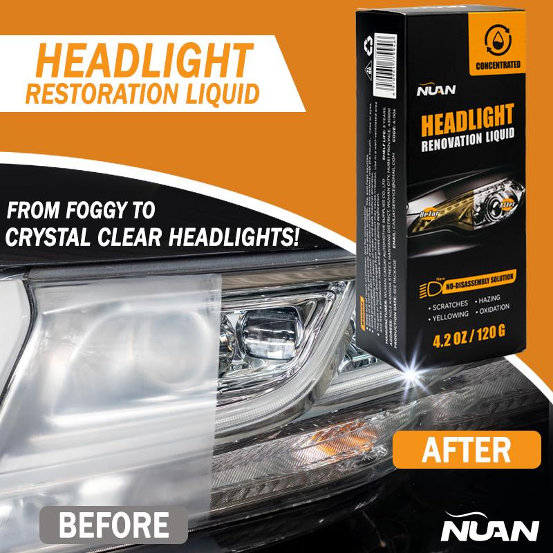 NUAN Headlight Restoration Liquid - Removes Fog & Oxidation-zz（30% OFF Sitewide!）