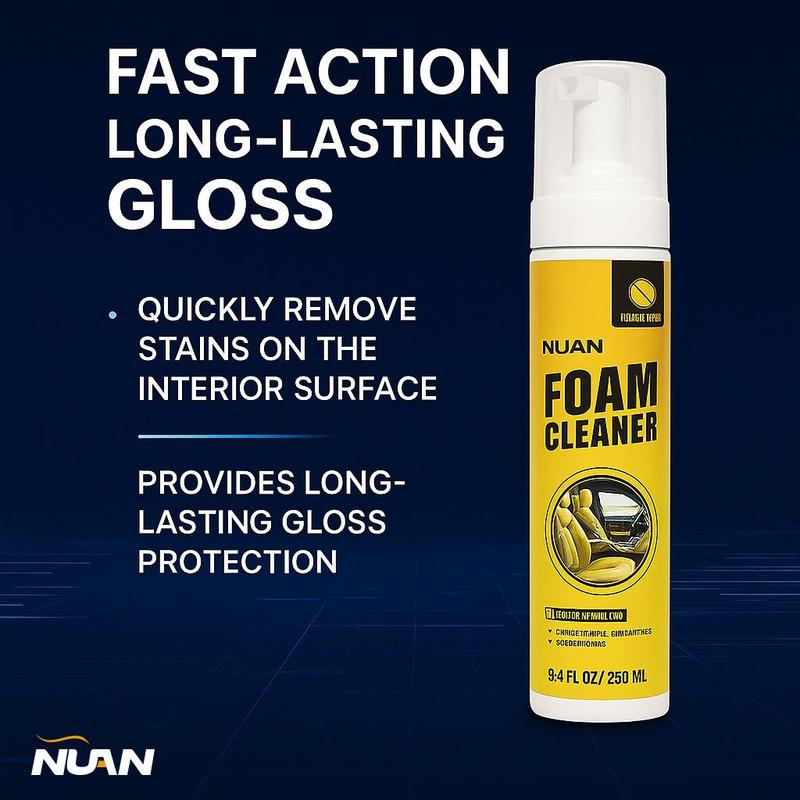 NUAN Interior Foam Cleaner - Car Upholstery & Leather Cleaner-zz（30% OFF Sitewide!）