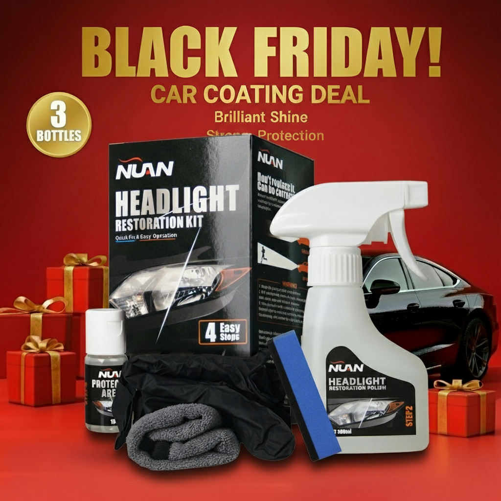 Black Friday Headlight Restoration Deal - 3 Bottles