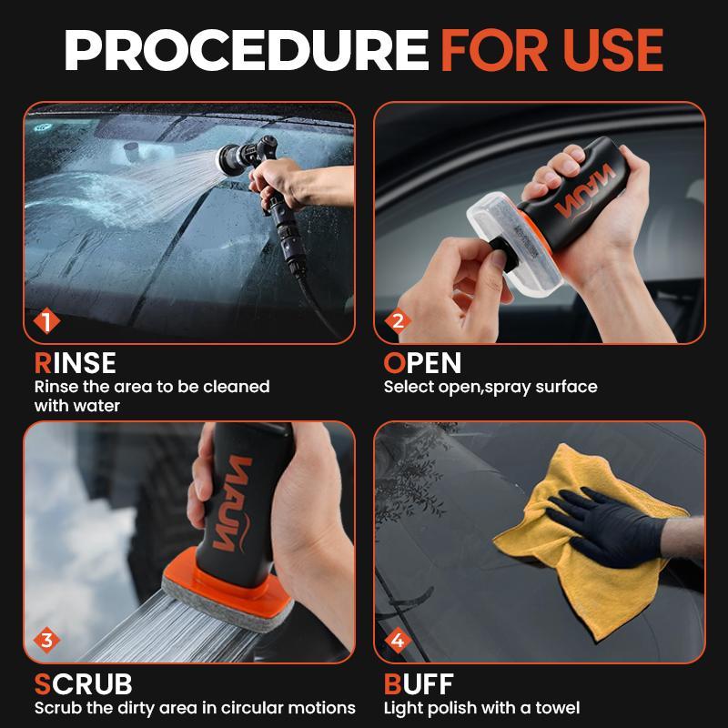 NUAN Windshield Cleaning Brush - Oil Film Remover-pm（30% off at checkout！）