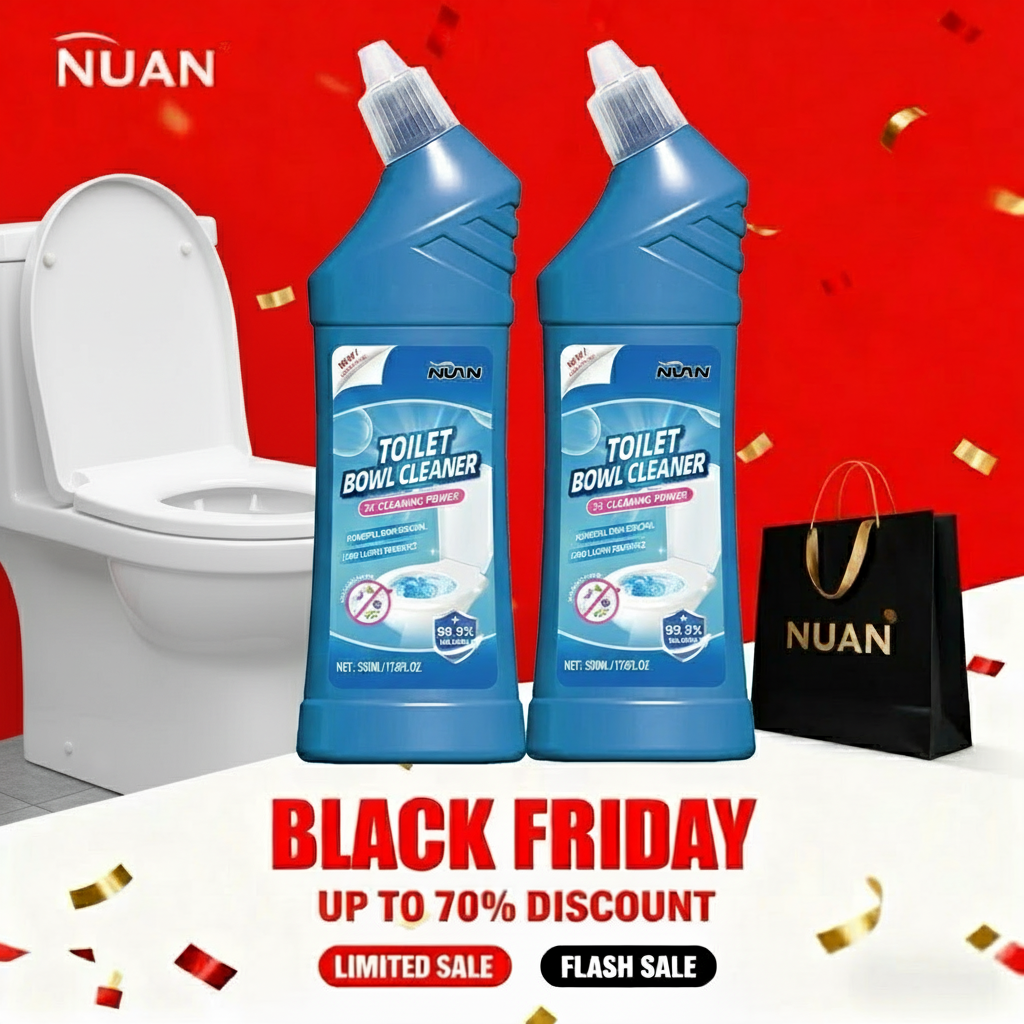 NUAN Black Friday Toilet Bowl Cleaner with Toilet